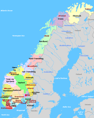 Norway map